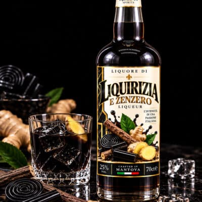 Liquore Liquirizia e Zenzero Regina artigianale di Mantova