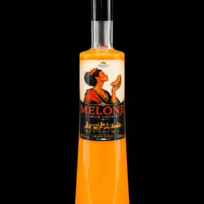 Bottiglia di crema di melone artigianale Regina Spirits da 50 cl.